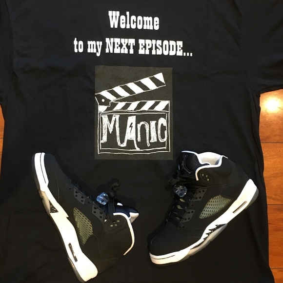 Sarcastic Funny Manic Black & White T Shirt XL - Picture 2 of 5